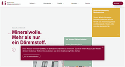 Desktop Screenshot of fmi-mineralwolle.de