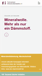 Mobile Screenshot of fmi-mineralwolle.de